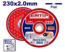 Disque à tronçonner 230x2mm EMTOP EACD202303