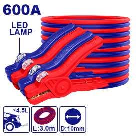 Câbles de démarrage 600A + lampe EMTOP