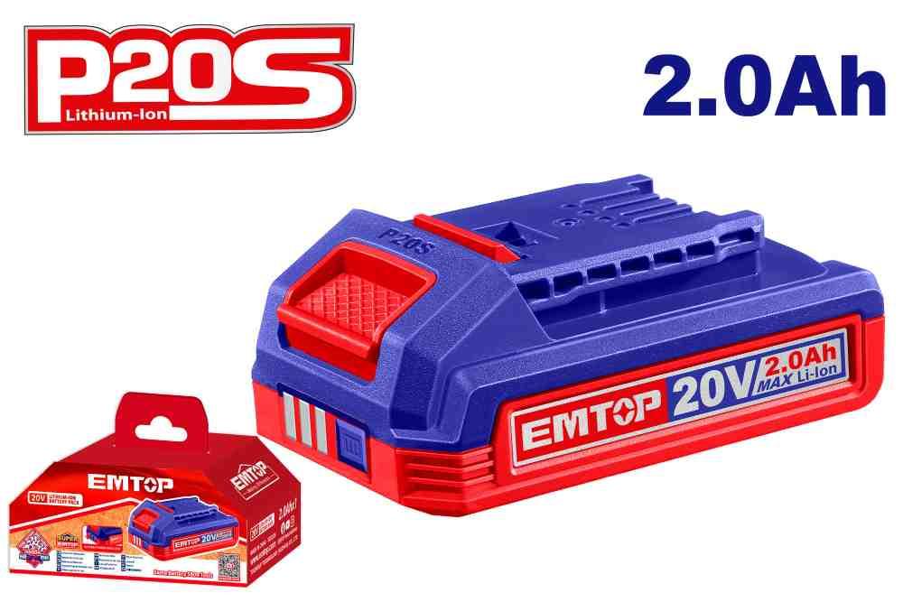 Batterie 2Ah 20V EMTOP