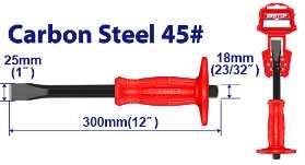 Burin de maçon plat 300 à protection EMTOP