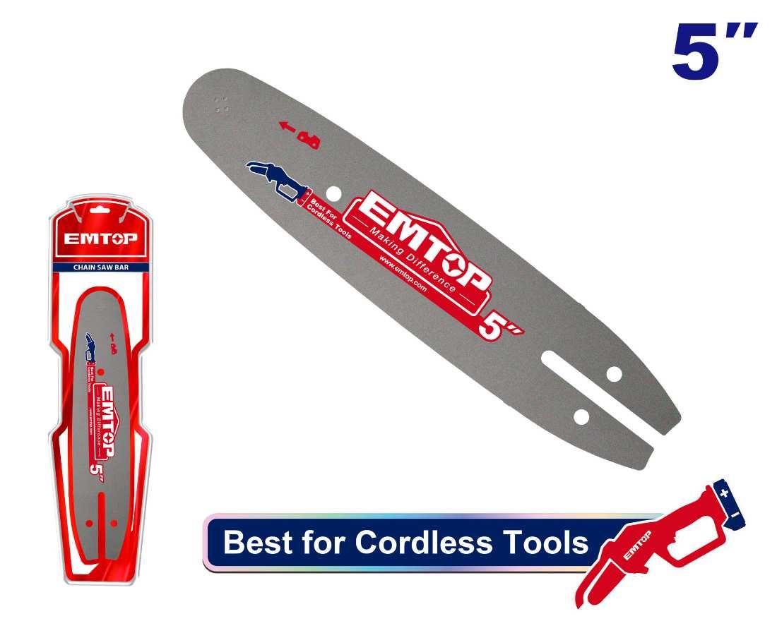 Guide chaîne tronçonneuse 13cm EMTOP