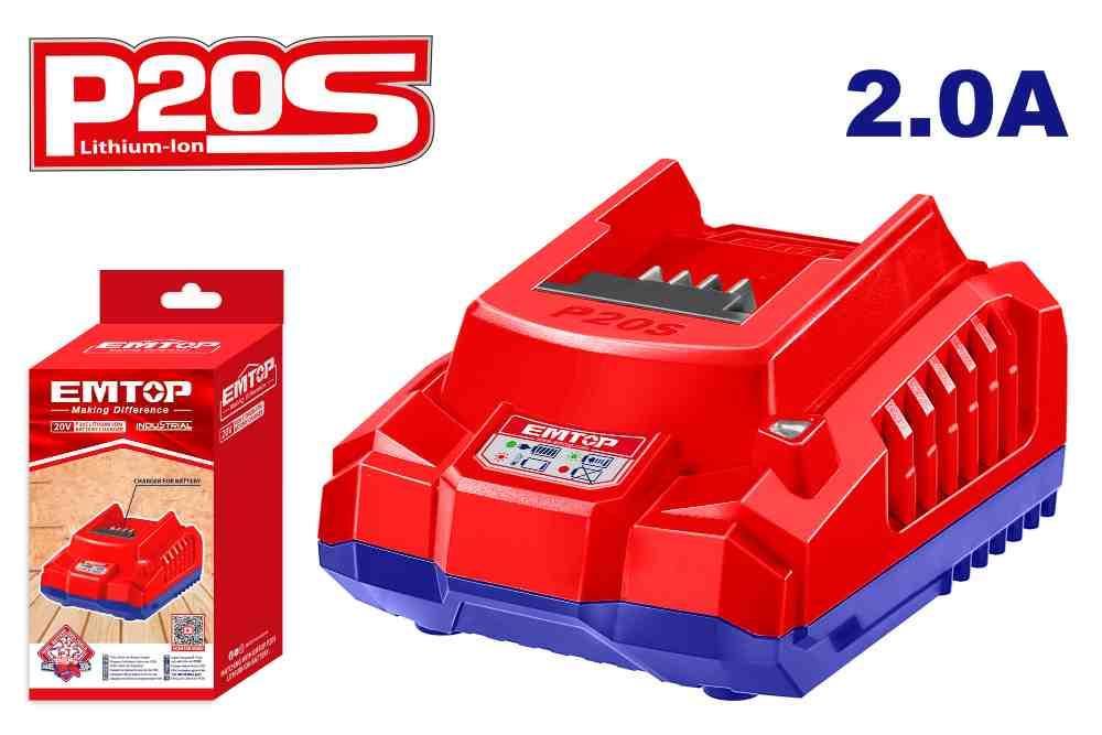 Chargeur de batterie 2A 20V EMTOP