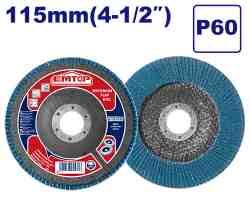Disque à lamelle zirconium 115mm P60 EMTOP EFDS1157