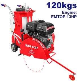 Scie à sol 450 essence 13HP EMTOP