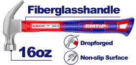 Marteau arrache-clous 450g EMTOP EHAMCH1601