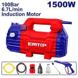 Nettoyeur haute pression 100 bar 1500W EMTOP EHPW1501
