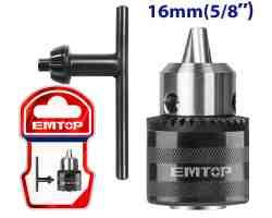 Mandrin à clé de 16mm EMTOP EKCY1601