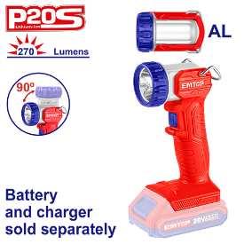 Torche LED 5W 20V sans batterie EMTOP ELWL2038