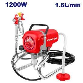 Pulvérisateur airless 1200W 1,6 L/min EMTOP