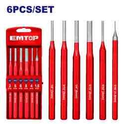 Jeu de 6 poinçons 1,5-8mm EMTOP EMCC8306