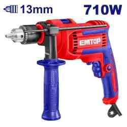Perceuse à percussion 13mm 710W EMTOP