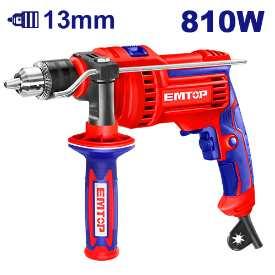 Perceuse à percussion 810W 13mm EMTOP