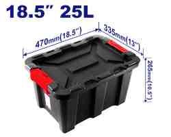 Récipient de rangement 25L EMTOP EMTB3325