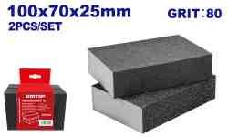 Bloc de ponçage 100x70x25 G80 EMTOP EMUK1501