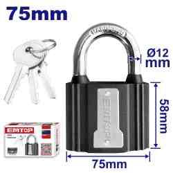 Cadenas en fer gris 75mm EMTOP EPDKR7001