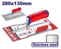 Truelle dentée 280x130 mm EMTOP