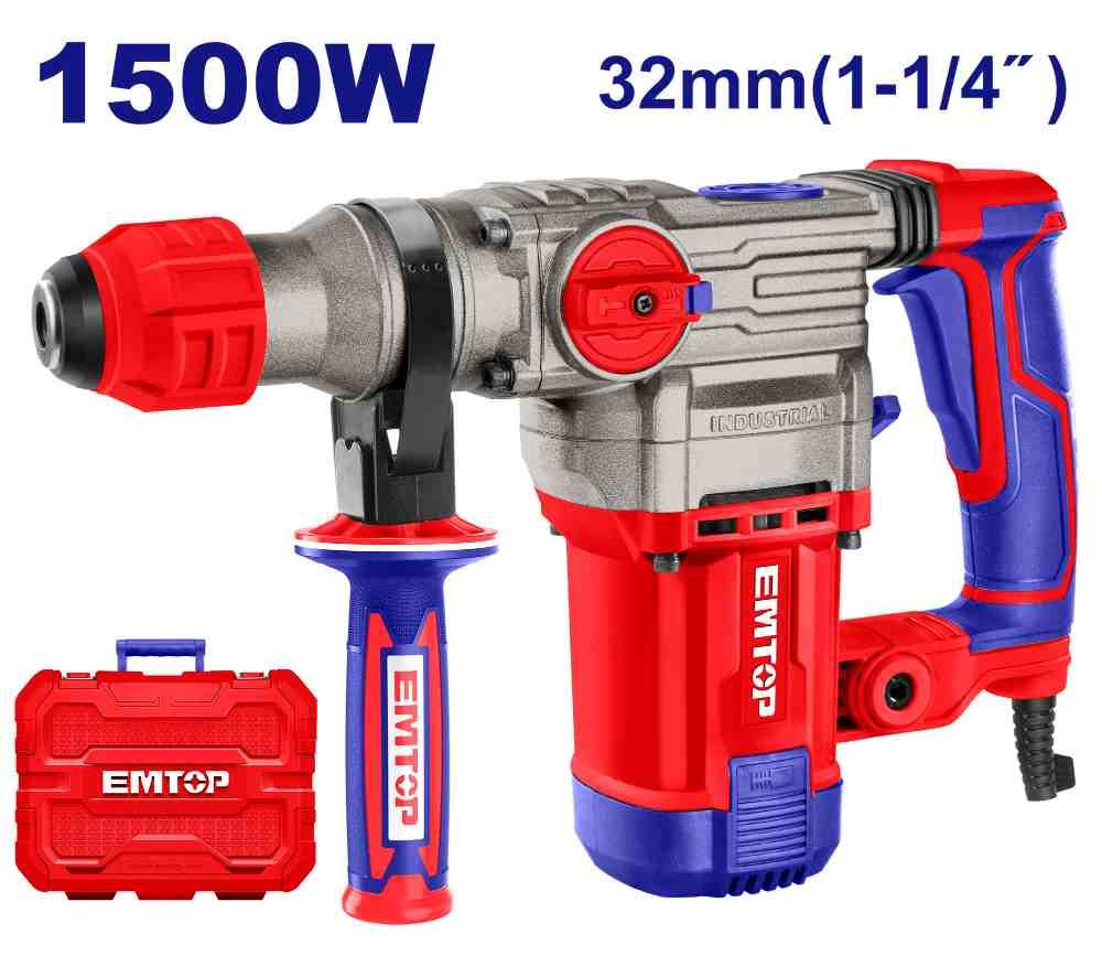 Perforateur SDS+ 32mm 1500W EMTOP