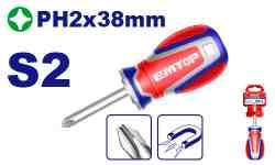 Tournevis PH2x38mm EMTOP ESDPH2038