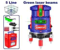 Laser 5 lignes vert 30m EMTOP ESLE53003