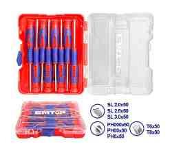 Jeu de 8 tournevis de précision EMTOP ESSTP0802