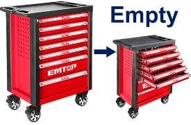 Servante à outils 7 tiroirs EMTOP