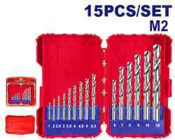 Jeu de 15 forets HSS M2 EMTOP ETDB51502