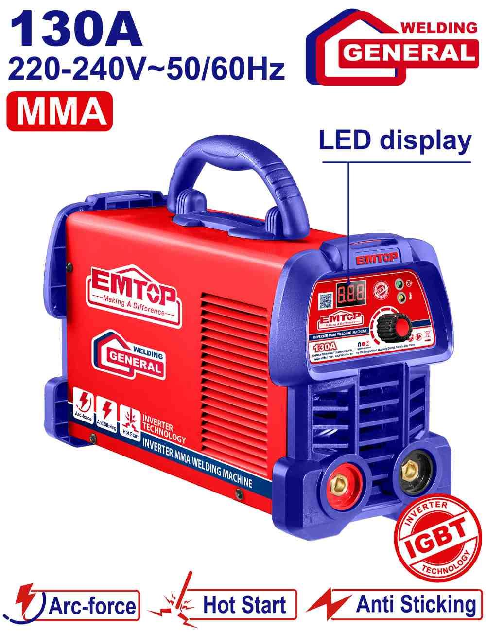 Poste à souder MMA 130A EMTOP
