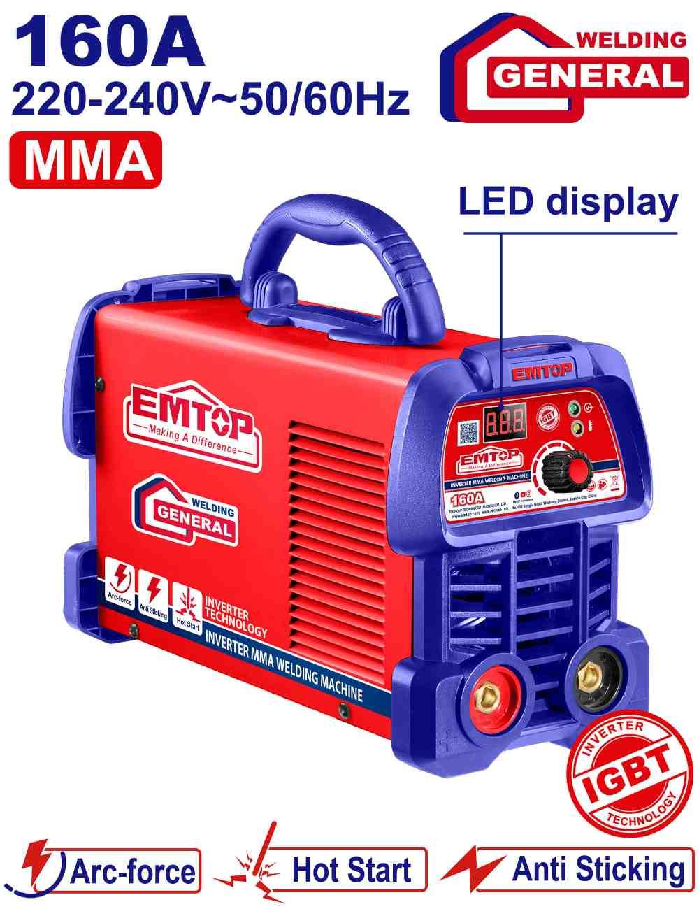 Poste à souder MMA 160A EMTOP