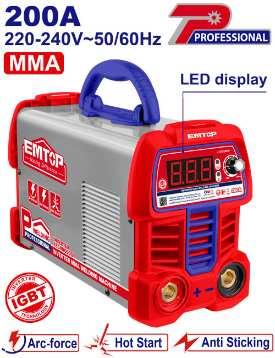 Poste de soudage MMA 200A Pro + accessoires EMTOP