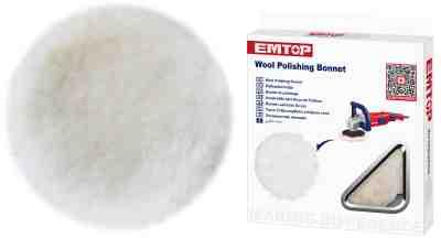 Bonnet de polissage en laine 180 mm EMTOP