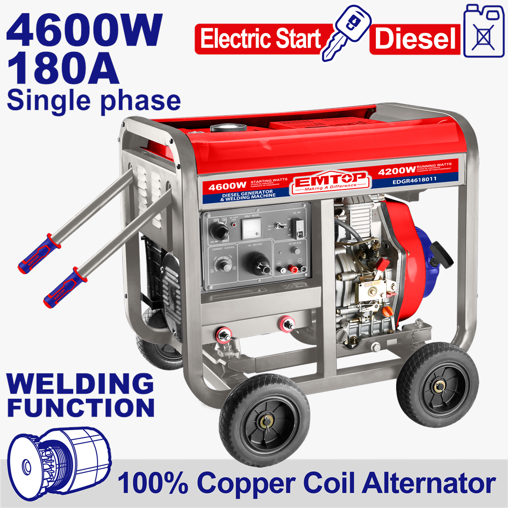 Groupe de soudage diesel 4,6kW EMTOP
