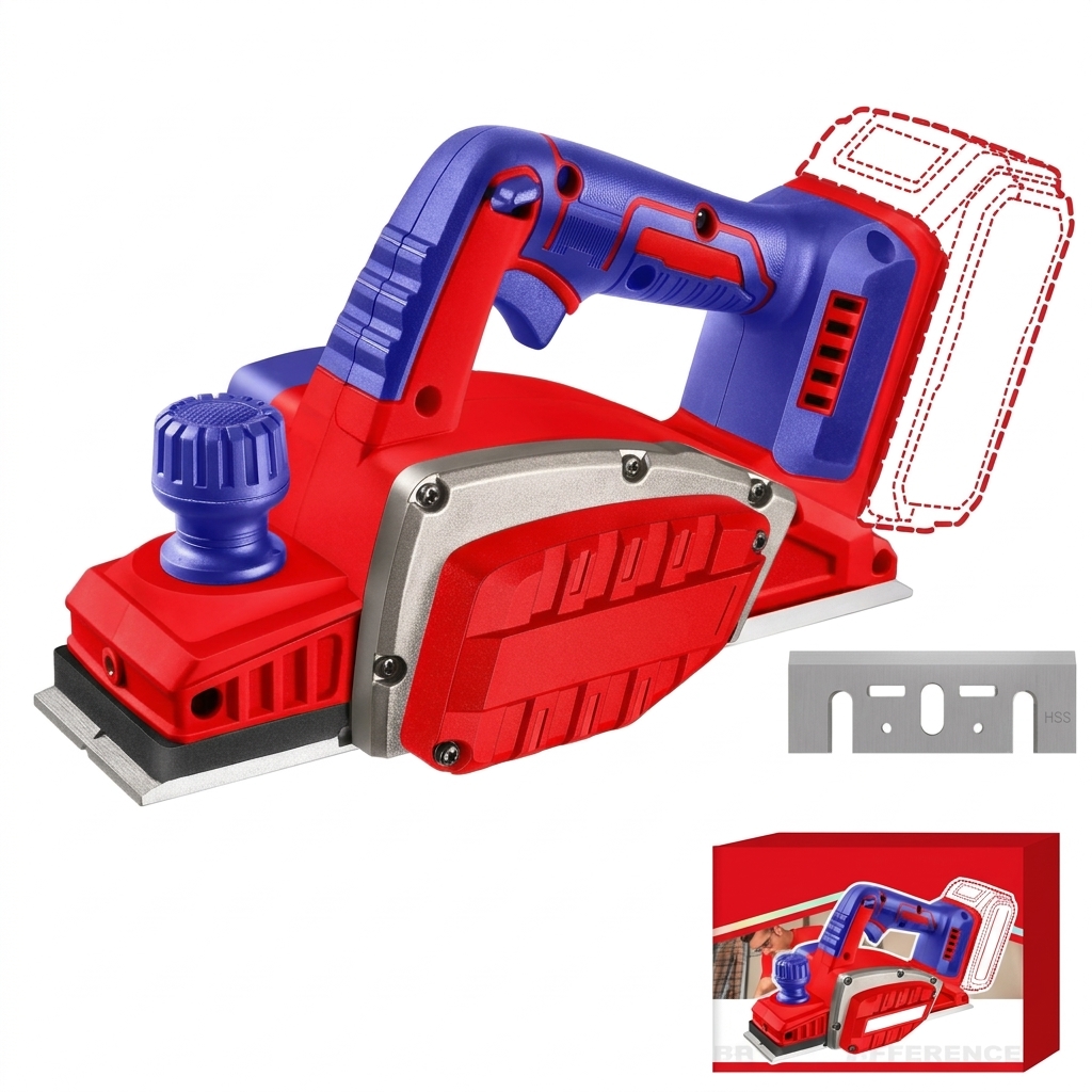 Rabot à bois 20V brushless EMTOP ELCR20401
